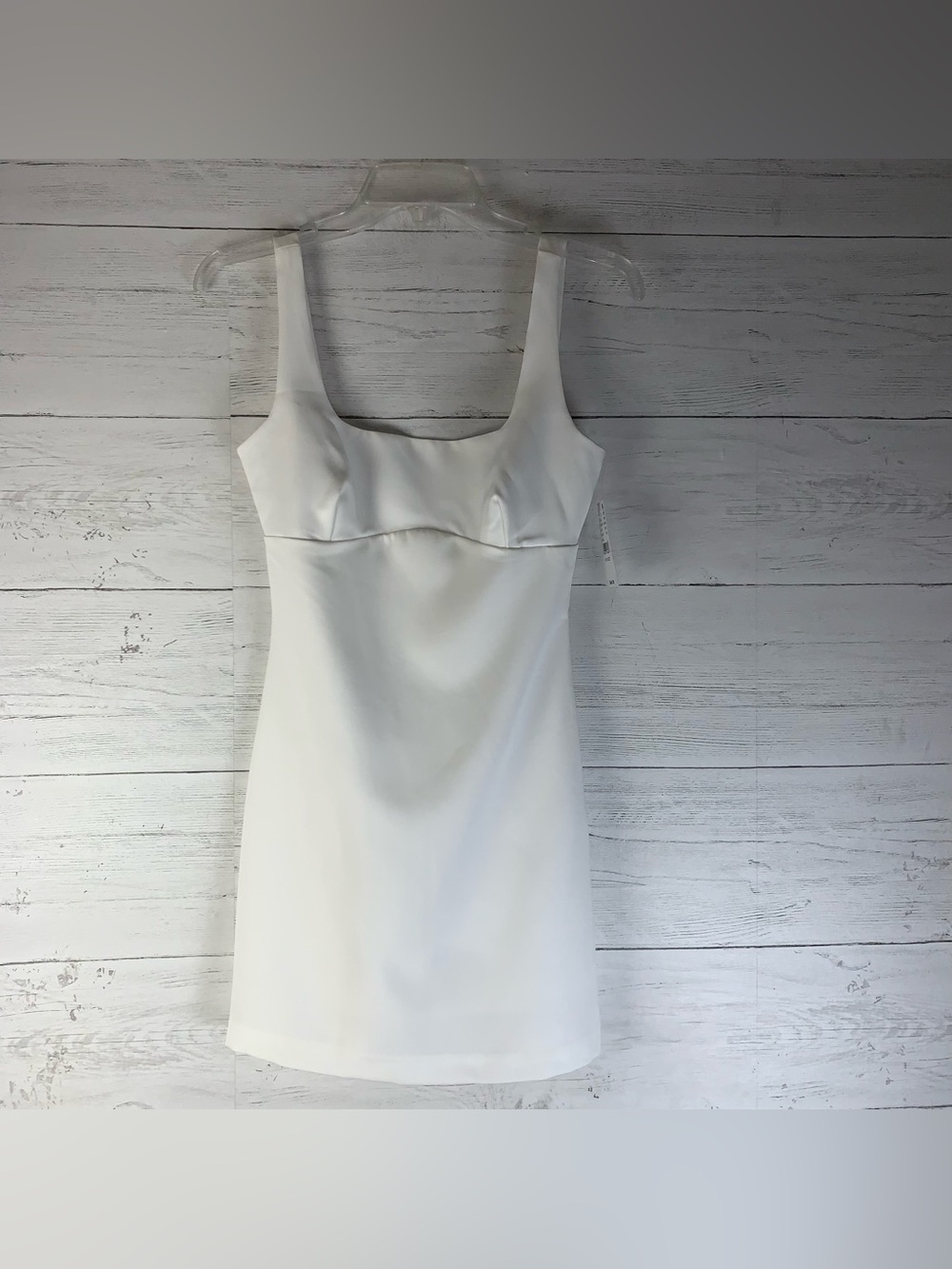 Beverly and Beck by Pacsun Elizabeth white mini dress size XS NWT square neck